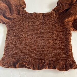 AE smocked top size Large - NWT